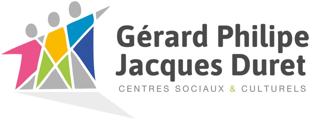logo des centres sociaux et culturels Gérard Philipe et Jacques Duret